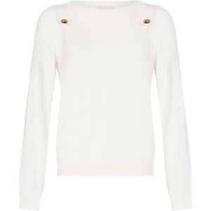 Liu Jo, Dames, Truien, Wit, Maat: M