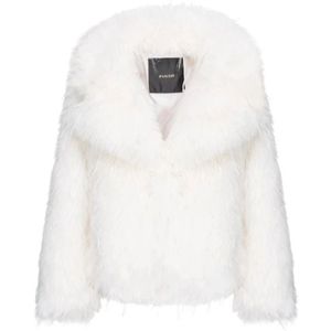 Pinko, Dames, Jassen, Wit, Maat: S