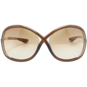 Tom Ford Pre-owned, Dames, Pre-owned, Bruin, Maat: ONE Size
