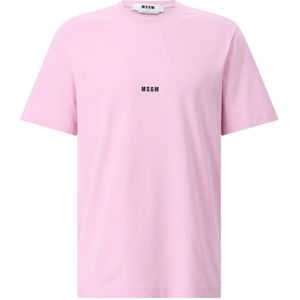 Msgm, Heren, Tops, Roze, Maat: S