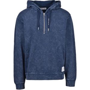 Replay, Heren, Sweatshirts & Hoodies, Blauw, Maat: S Katoen,