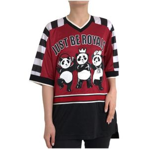 Dolce & Gabbana, Dames, Tops, Veelkleurig, Maat: L Katoen,