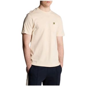Lyle & Scott, Heren, Tops, Beige, Maat: S Katoen,