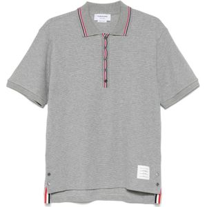 Thom Browne, Heren, Tops, Grijs, Maat: 2XL Katoen,