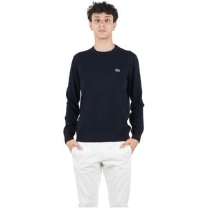 Lacoste, Heren, Truien, Blauw, Maat: 2XL Katoen,
