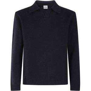 Aspesi, Heren, Truien, Blauw, Maat: XL Wol,