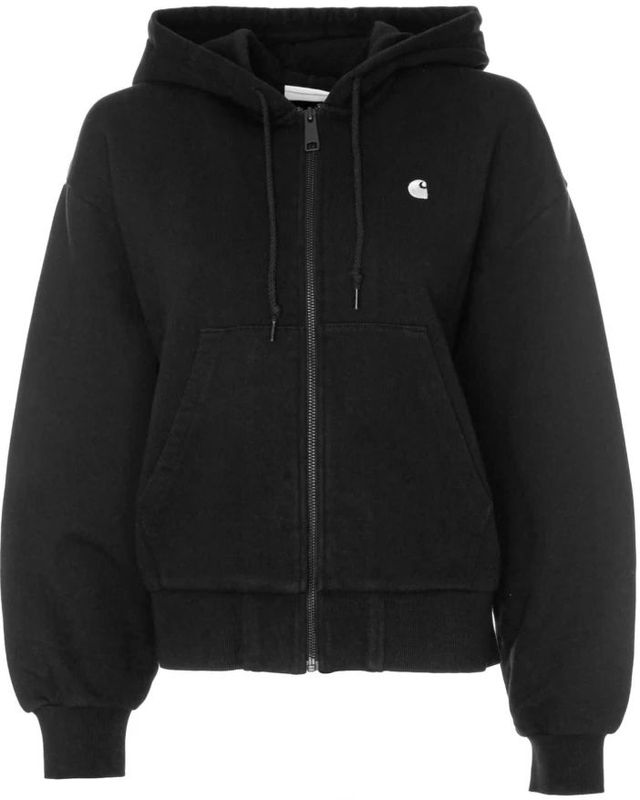 Carhartt WIP - Hooded Balloon Sweatjacke - Sweatjack - Zwart