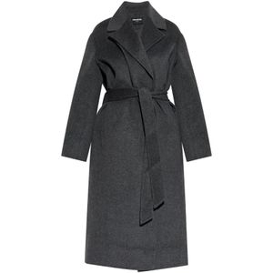 Zadig & Voltaire, Dames, Mantels, Grijs, Maat: M Wol,