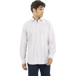 Xacus, Heren, Overhemden, Wit, Maat: L Katoen,