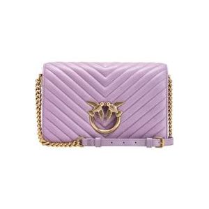 Pinko Bags , Purple , Dames , Maat: ONE Size