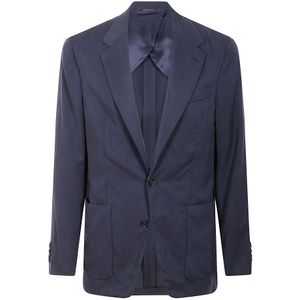 Canali, Heren, Pakken, Blauw, Maat: S