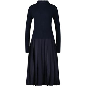 Fabiana Filippi, Dames, Jurken, Blauw, Maat: L Wol,