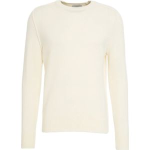 Paolo Pecora, Heren, Truien, Wit, Maat: L Wol,