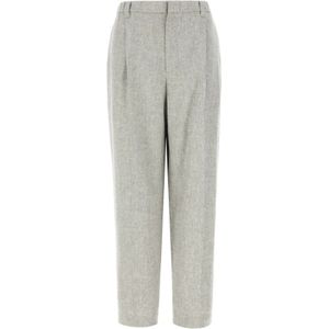 Brunello Cucinelli - Broek - Grijs - Wol