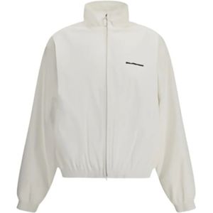 Balenciaga, Dames, Jassen, Wit, Maat: M Poliester,