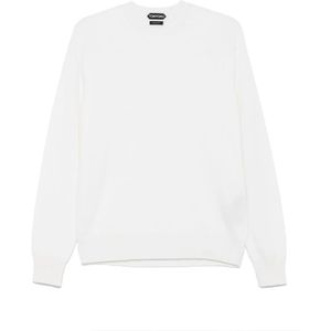 Tom Ford - White Sweater - Kleding - Wit - Wol-Kasjmier Mix