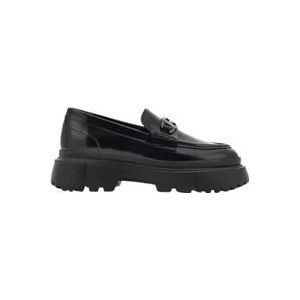 Hogan Platte schoenen , Black , Dames , Maat: 40 EU