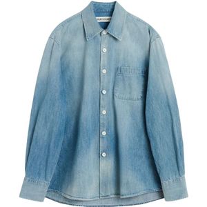 Our Legacy, Heren, Overhemden, Blauw, Maat: S Katoen,