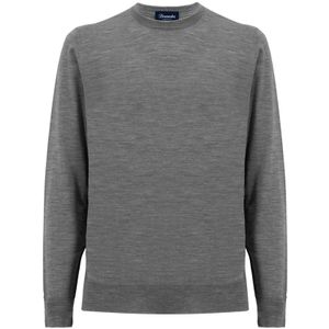 Drumohr, Heren, Truien, Grijs, Maat: L Zijde,