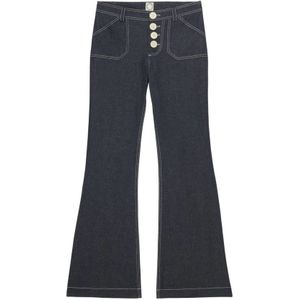 Ines de la Fressange Paris, Dames, Broeken, Blauw, Maat: L