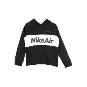 Nike Air Hoodie Zwart/Wit/Rood , Black , Heren , Maat: XS