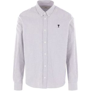 Ami Paris, Heren, Overhemden, Wit, Maat: 3XL Katoen,