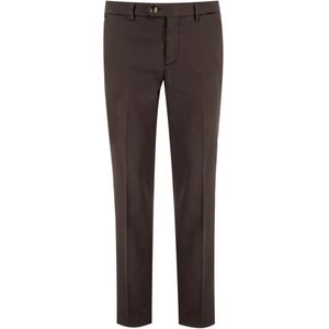 Brunello Cucinelli, Heren, Broeken, Bruin, Maat: M Katoen,
