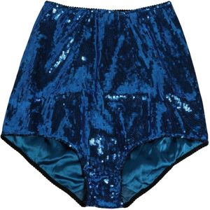 Dolce & Gabbana - Hoge Taille Girdle Ondergoed - Blauw - Pailletten