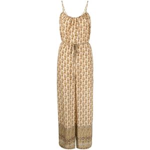 Gold Hawk, Dames, Jumpsuits & Playsuits, Beige, Maat: M Zijde,
