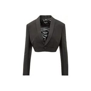 Dsquared2 Blazers , Black , Dames , Maat: S