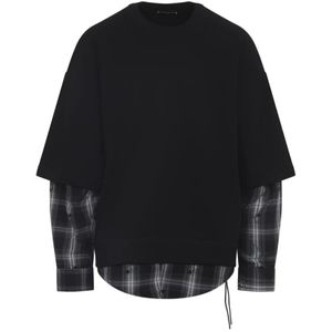 Mastermind World, Heren, Sweatshirts & Hoodies, Zwart, Maat: S Katoen,