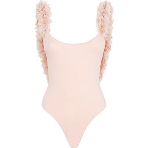 La Revêche, Dames, Tops, Roze, Maat: M Polyamide,