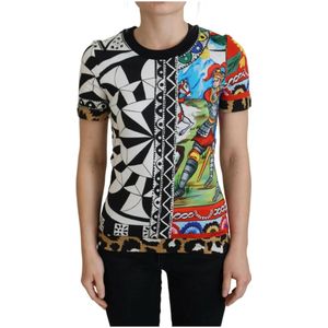Dolce & Gabbana - Casual T-shirt - Multicolor - 100% Katoen