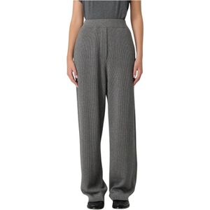Brunello Cucinelli, Dames, Broeken, Grijs, Maat: M