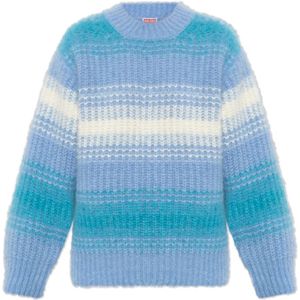 Kenzo, Dames, Truien, Blauw, Maat: S