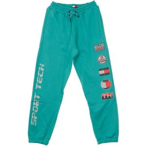 Tommy Hilfiger, Heren, Broeken, Blauw, Maat: S Fleece,