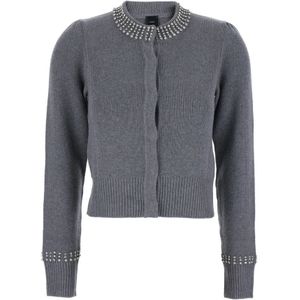 Pinko, Dames, Truien, Grijs, Maat: L