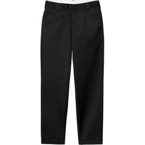 Carhartt Wip, Heren, Broeken, Zwart, Maat: W31 Katoen,