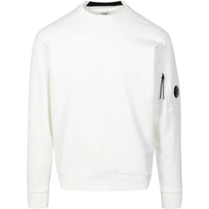 C.p. Company, Heren, Sweatshirts & Hoodies, Wit, Maat: 2XL Katoen,