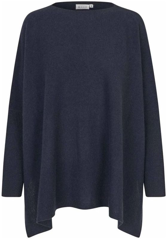 Masai, Dames, Truien, Blauw, Maat: XS Wol,