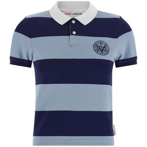 A.p.c., Dames, Tops, Blauw, Maat: M Katoen,