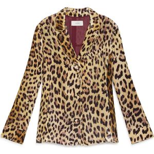 Maliparmi, Dames, Jassen, Bruin, Maat: S Velours,