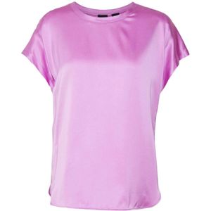 Pinko, Dames, Tops, Roze, Maat: M Zijde,