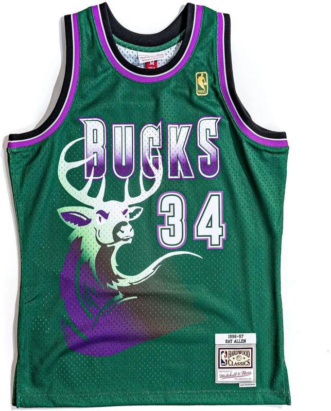 Mitchell & Ness - HWC Swingman - Maillot - Zwart - 100% Polyester