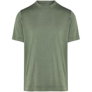 Fedeli, Heren, Tops, Groen, Maat: 2XL Katoen,