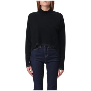 Pinko, Dames, Truien, Zwart, Maat: XS Wol,
