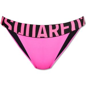 Dsquared2, Dames, Badkleding, Roze, Maat: XS Polyamide,