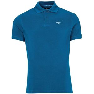 Barbour, Heren, Tops, Blauw, Maat: 2XL Katoen,