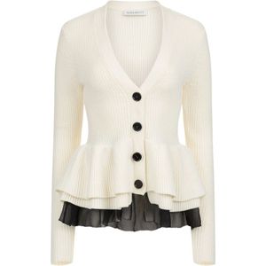 Nina Ricci, Dames, Truien, Beige, Maat: S Wol,