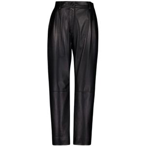 Dolce & Gabbana, Dames, Broeken, Zwart, Maat: M Zijde,